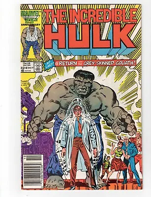 Buy The Incredible Hulk #324 Marvel Comics Newsstand Good/ Very Good FAST SHIPPING! • 4.35£