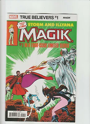 Buy Marvel Comics Storm & Illyana Magik #1 True Believers Reprint Nm • 2.99£