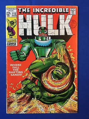 Buy Incredible Hulk #113 FN (6.0) MARVEL ( Vol 1 1969) • 23£