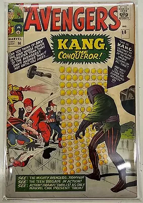 Buy Avengers Issue 8 From 1963 1st Kang Marvel Silver Age Key Comic Book GD/VG • 43£