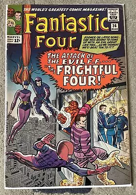 Buy Marvel Fantastic Four #36 (1965) 1st App Frightful Four Medusa ** PLEASE READ ** • 56.26£
