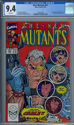 Buy New Mutants #87 Cgc 9.4 1st Cable And Stryfe • 139.12£