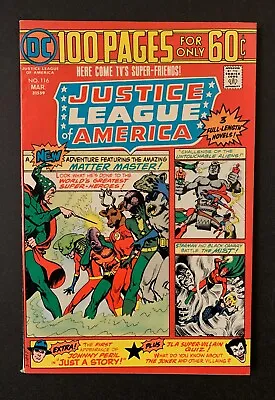 Buy Justice League Of America • 116 • March 1975 • VF+ •  100 PAGE • 3 Stories • 23.70£