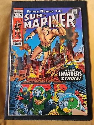 Buy Sub-Mariner #21 MARVEL ( Vol 1 1970)  • 9£