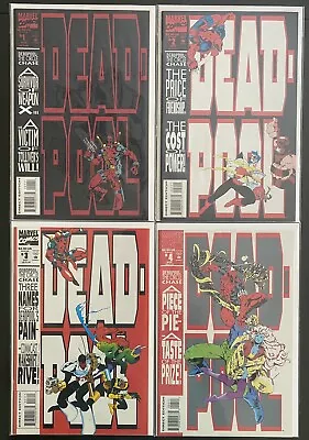 Buy DEADPOOL: The Circle Chase #1-4 COMPLETE SERIES/SET (MARVEL 1993) VF • 31.62£