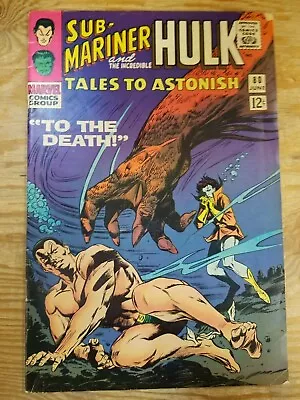 Buy Tales To Astonish #80 Sub-Mariner & Incredible Hulk • 13.44£