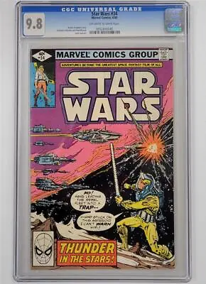 Buy Marvel Comics Star Wars #34 1980 1st Print Off-White To White Pages CGC 9.8 • 288.21£