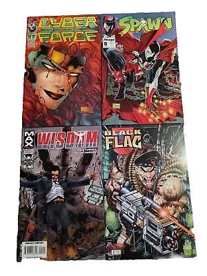 Buy Image Comic Bundle Spawn In Heaven Black Flag #3 Wisdom #2 X #8 X #10 + 5 More • 10£