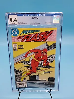 Buy Cgc 9.4 Flash #1 Dc Comics 6/87 White Pages • 83.91£
