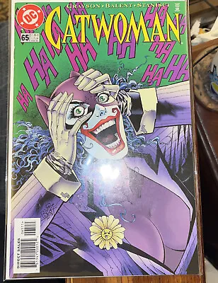 Buy Catwoman #65 XF+ DC 1999 Jim Balent Joker Cover Iconic Laughing • 15.77£