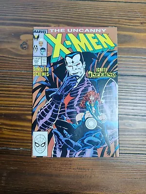 Buy UNCANNY X-MEN #239 VF/NM 1st Cover Mr Sinister And Goblin Queen 1988 Marvel • 15.98£