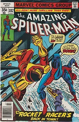 Buy ~AMAZING SPIDER-MAN #182~ (1978)  The Rocket Racer's Back In Town!  • 4.01£