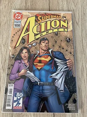 Buy Superman Action Comics #1000 90s Variant Cover 2018 DC Comics • 3.25£