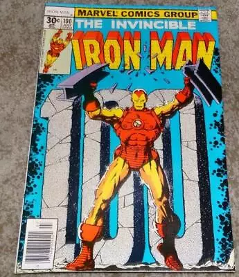 Buy Marvel Invincible Iron Man Comic 100 July 1977, Clean • 19.77£