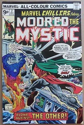 Buy Marvel Chillers #2 With  Modred The Mystic , High Grade Vf/nm. • 15£