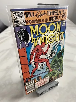 Buy Moon Knight #13,  50 CENT Newsstand, 1st Meeting Moon Knight And Daredevil 1981 • 20£