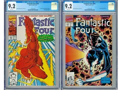 Buy Fantastic Four #352 #353 Marvel 1991 Loki MCU 1st Appearance Möbius CGC 9.2 • 99.29£