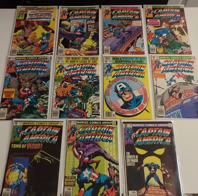 Buy Captain America Comic Lot 11 Comics 244-256 Nice Condition First Series Vol 1 • 15.26£