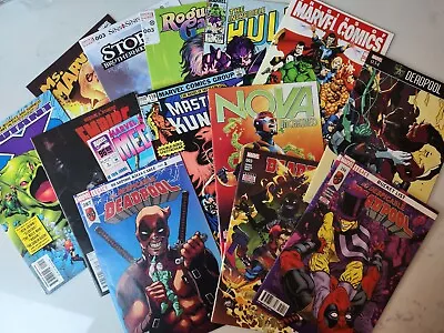 Buy Marvel 14 Comic Bundle - Deadpool, Nova, Ms Marvel Hulk Etc - VFN To NM • 3.99£
