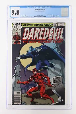 Buy Daredevil #158 - Marvel Comics 1979 CGC 9.8 Frank Miller's Run On Daredevil • 1,004.54£