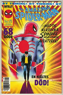 Buy AMAZING SPIDER-MAN #50 *SWEDISH EDITION* 1st App. Of Kingpin! MARVEL COMICS 1991 • 39.38£