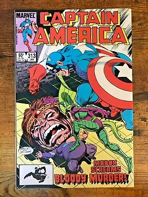 Buy Captain America #313 (1986) The Death Of Modock High Grade Byrne Cover - NM • 8.04£