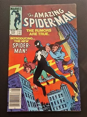 Buy Amazing Spider-man  252  Newsstand Variant Comic 1st App Of Black Costume 1984 • 49.99£