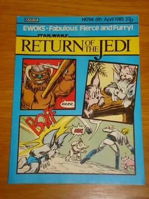 Buy Star Wars Return Of The Jedi #94 April 6 1985 British Weekly Comic • 5.99£