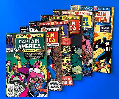 Buy CAPTAIN AMERICA Bloodstone Set 1-6 Complete (#357-362) - 1989 Marvel Comics • 19.27£