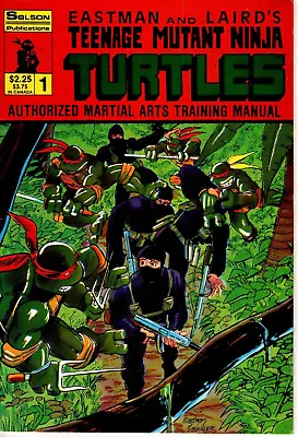 Buy Teenage Mutant Ninja Turtles Authorized Martial Arts Training Manual #1 1986 VF • 12.06£