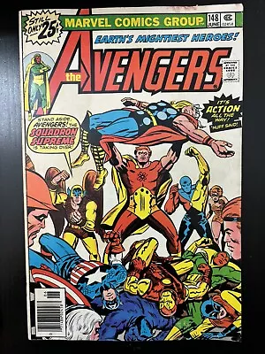 Buy The Avengers June 1976 #148 25 Cent Newstand Vintage Comic Book • 4.02£