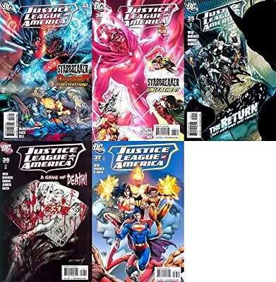 Buy Justice League Of America #33-37 Volume 2 (2006-2011) DC Comics - 5 Comics • 9.49£