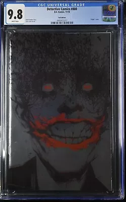 Buy Detective Comics #880 CGC 9.8 Foil Virgin Variant Jock Joker 2018 Batman Snyder • 144.76£