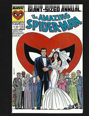 Buy Amazing Spider-Man Annual #21 NM Peter & Mary Jane's Wedding Electro • 30.88£