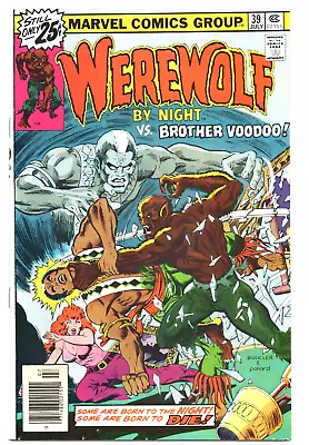 Buy WEREWOLF BY NIGHT W/Brother VOODOO Vol. 1 #39 July 1976 MARVEL Comic USA Book VF • 27.75£