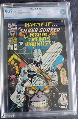 Buy What If? #49 Silver Surfer Possessed The Infinity Gauntlet CBCS 9.6 • 89.95£
