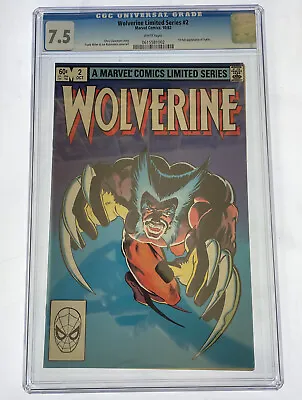 Buy Wolverine Limited Series #2 CGC 7.5 Marvel Comic Oct 1982 1st App Of Yukio. • 94.95£