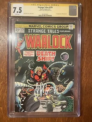Buy Strange Tales 179 Cgc 7.5 Signed By Jim Starlin First App. Of Pip The Troll • 142.48£