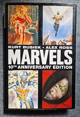 Buy Marvels 10th Anniversary Edition OHC By Alex Ross & Busiek [Oversized RARE OOP] • 29.99£