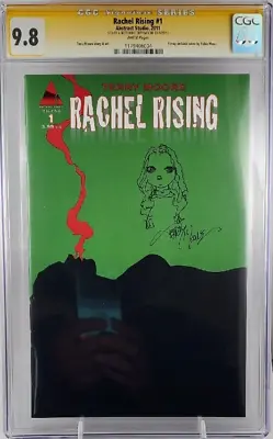 Buy Rachel Rising #1 Signature Series Signed Sketch Terry Moore Cgc 9.8 White Pages • 591.26£