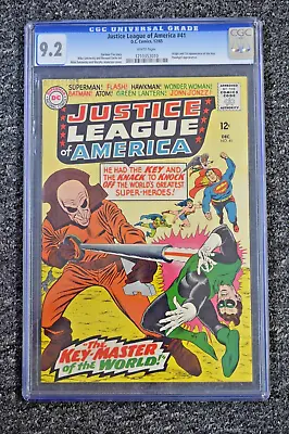 Buy Dc Comics Justice League Of America #41 Cgc9.2 - 12/65 White Pages - 1st Key! • 157.67£