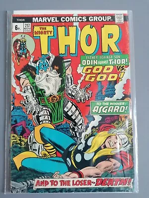 Buy Thor Issue #217. Very Rare. Marvel Comics NOV 1973 BAG AND BOARDED  • 7.99£