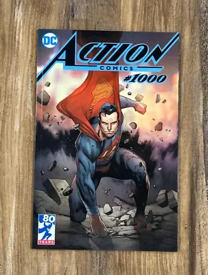 Buy Action Comics #1000 Oliver Coipel Midtown Color Superman Variant DC 2018 • 14.47£