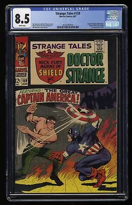 Buy Strange Tales #159 CGC VF+ 8.5 White Pages 1st Appearance Contessa Valentina! • 215.07£