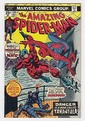 Buy Amazing Spider-man #134, VF/NM 9.0, 2nd Appearance Punisher, Marvel Value Stamp • 139.92£