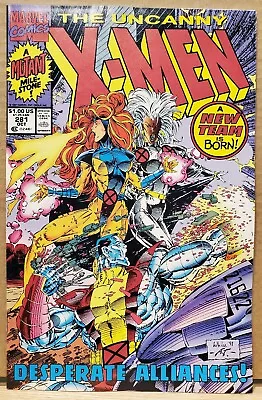 Buy Uncanny X-Men 281 KEY 2nd Print 1st Trevor Fitzroy Jim Lee Portacio 1991 Marvel • 3.20£