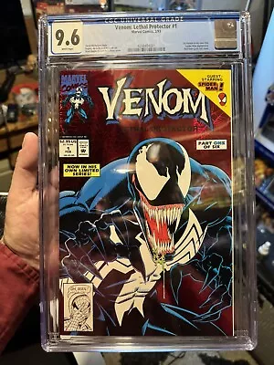 Buy VENOM LETHAL PROTECTOR #1~CGC 9.6 White Pages~Marvel Comics, 1993~1st SOLO TITLE • 55.97£