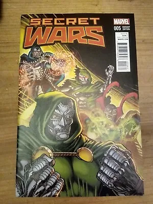 Buy Marvel Comics Secret Wars 5 Broderick Variant Cover • 24.99£