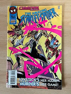 Buy Marvel Comics THE AMAZING SCARLET SPIDER Cyberwar Part 2 #2 December 1995 • 4.95£