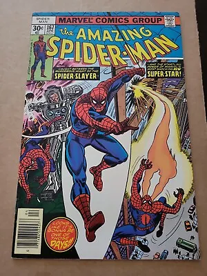 Buy Amazing Spider-Man #167 VF 1st App Will O The Wisp & 1st Dr Hamilton 3rd GG 1977 • 15.82£